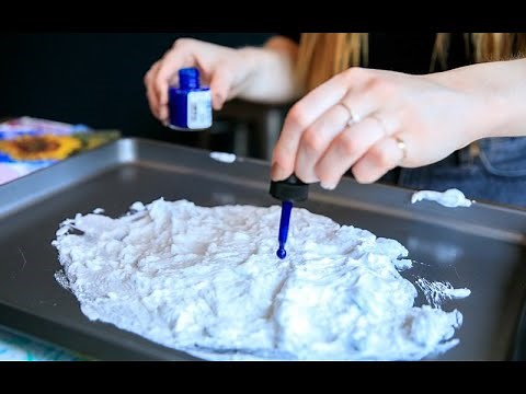 How to Paint with Shaving Foam