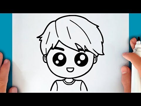 HOW TO DRAW A CUTE BOY