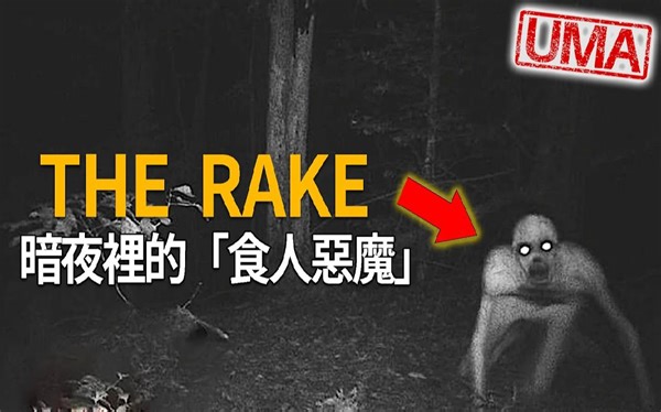 「The Rake 恶魔瑞克」暗夜裡的食人魔，网路世代最早出现的神祕人形生物，自由地在不同的次元中穿梭，小心半夜牠会出现在你的床尾。|搬运_哔哩哔哩_bilibili