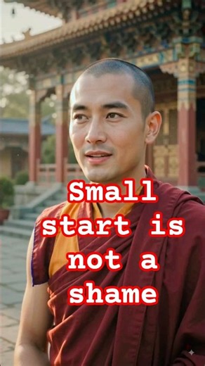 LIFE LESSON-10. Never be ashamed of starting small.🌱 Your beginning does not define your destination