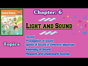 Science class 5|| Chapter 6|| Light and sound