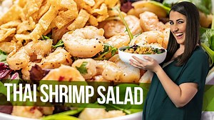 104K views · 723 reactions | Thai Shrimp Salad is easy to make, customizable, and has the most delicious chili-lime vinaigrette! You'll love these Thai-inspired flavors! ✅RECIPE: https://thestayathomechef.com/thai-shrimp-salad/ | Recipes | Facebook