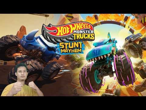 KOMPETISI MONSTER TRUCK YANG BERTARUNG DI ARENA..HOT WHEELS MONSTER TRUCKS