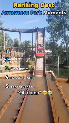 Best Amusement Park Fails Ever 🎢😂 #shorts
