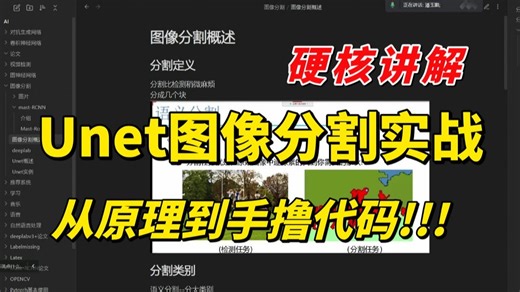 图像分割UNet硬核讲解！同济大佬2小时带你从原理到手撸代码，基于Pytorch搭建Unet图像分割平台！（附源码+数据集）计算机视觉/人工智能/深度学习