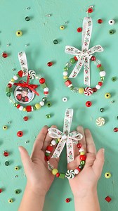 912K views · 4.3K reactions | Beaded Wreath Christmas Ornaments This craft is awesome because it turns out great, is inexpensive and easy to do and there's virtually NO MESS! #christmascrafts #craftsforkids #christmascraftsforkids #christmasornaments #craftblogger | The Craft Patch | Facebook