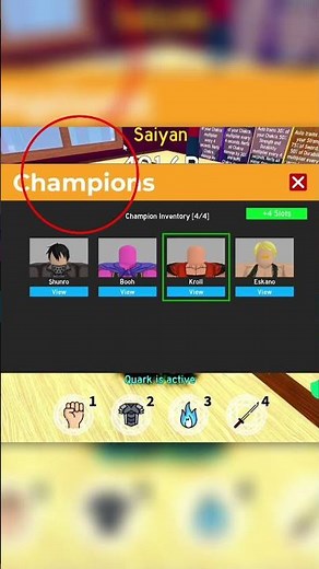 Infinite Champion Stats Glitch in Anime fighting simulator Endless