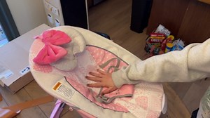 Baby Bouncer for Infant, Baby Bouncer seat,Electric Infant Bouncers with Music for Babies 0-6 Months Up to 20 lbs