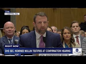 LIVE: DHS Sec. nominee Sen. Markwayne Mullin testifies at his confirmation hearing