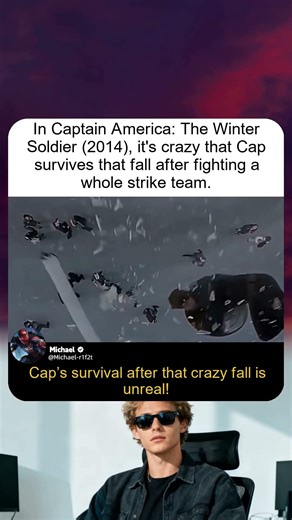 Captain America’s Incredible Fall Survival