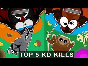 MY TOP 5 LEGENDARY KD KILLS IN MOPE.IO