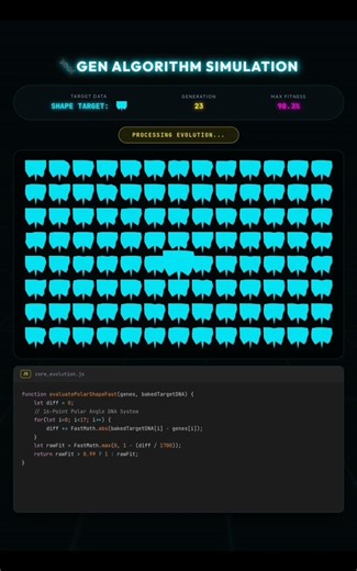 Combat Shield Shape - Gen Algorithm Simulation