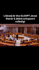 Lidewij de Vos SLOOPT Jesse Klaver & debat ontspoort volledig! #fvd #politiek #tweedekamerdebat #nederland🇳🇱