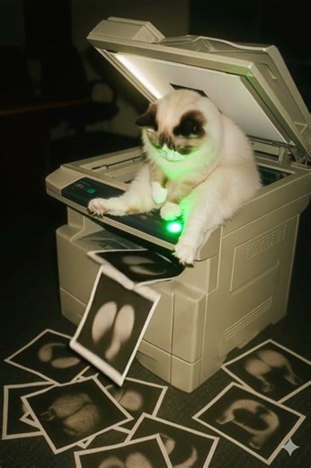 What Happens If You Copy a Cat? #cat