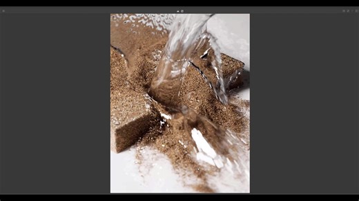 Keleji on Instagram: "Houdini 21 MPM Solver make Sand and water interact Tutorial Preview version Normal Speed video on patreon #houdini #redshift #3dart #render #art #ae #digitalart #3DCG"