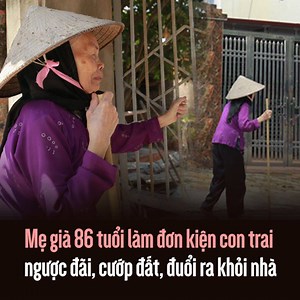 2.9M views · 10K reactions | Mẹ già 86 tuổi, có 2 người con trai nhưng không ai phụng dưỡng. Tuổi cao sức yếu, người mẹ già đứt ruột mang đơn đi kiện hai đứa con ngược đãi, đuổi ra khỏi nhà. #Mutex #Mh #Dl | aFamily.vn | Facebook