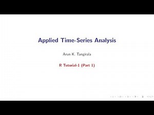 R Tutorial -1 (Part 1)