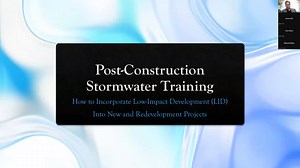 April 27, 2023 | Post-Construction Stormwater Training