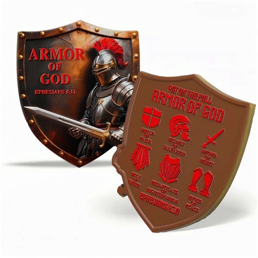  Armor of God Shield Coin — for the bold who let faith guard their every step! Perfect for your purse, altar, or office desk. Stay steadfast, stay brave! And here’s the kicker — this 3D - carved coin shows Templar knights and full spiritual armor, wrapping Ephesians’ truth in exquisite craft ⚔️ https://bit.ly/4oPAxIo | Sunnyfunlife | Facebook