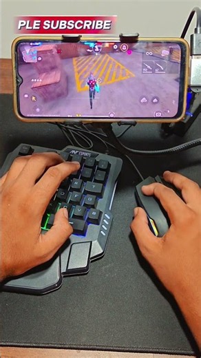Free Fire keyboard mouse game play ⌨️🖱️📲#ggmouepro2 #freefire #gaming #shorts