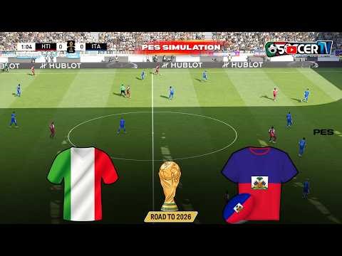Haiti vs Italy — PES PC Gameplay Sim | What-If World Cup | Can Haiti Shock the Azzurri?