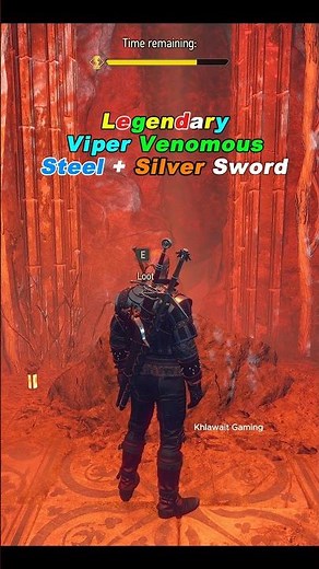How to get Legendary viper venomous Silver and Steel sword #gaming #videogame #rpg #Witcher3 #Short