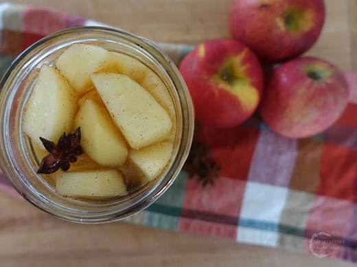 Easy Fermented Apples - Healthfully Rooted Home