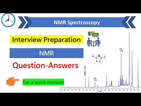 NMR spectroscopy Interview question answer | NMR Spectroscopy
