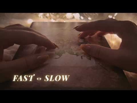ASMR Fast to Slow Tapping✨ Relaxing Rhythm Changes🍃 (No Talking, No Mouth Sounds)