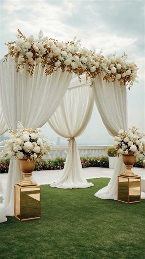 Shaadi Gate Decoration Ideas ✨ | Royal & Instagram-Worthy Wedding Entrance | Golden Decor