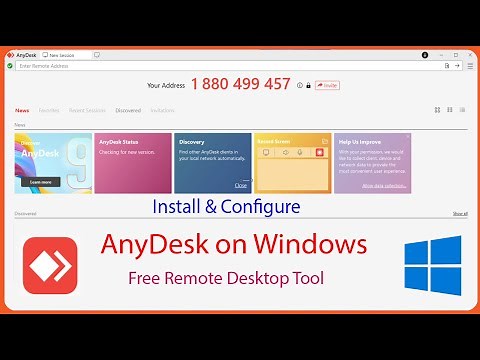How to Install and Configure AnyDesk on Windows | Free Remote Desktop Tool