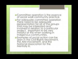 Social Work Practice with Communities