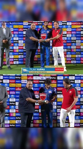Tilak Varma ne Punjab ke mooh se chhini jeet! 🔥 Player of the Match ban kar machaya halla!🏆 #ipl2026
