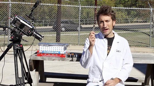 118K views · 998 reactions | Gav makes his own teeny plasma cutter and shows you at 2500fps. | The Slow Mo Guys | Facebook