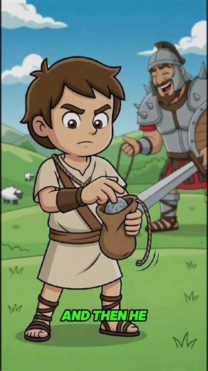 David and Goliath... How David defeated Goliath 😳