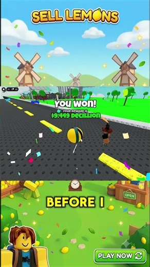 Sell Lemons evolution info #roblox #lifehacks #facts #shorts #fyp #gameplay #games #bug