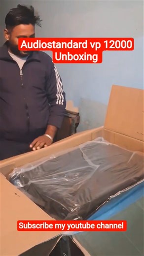 audiostandard vp 12000 amplifier unboxing Best quality best performance #vp12000 #dj #djamplifier