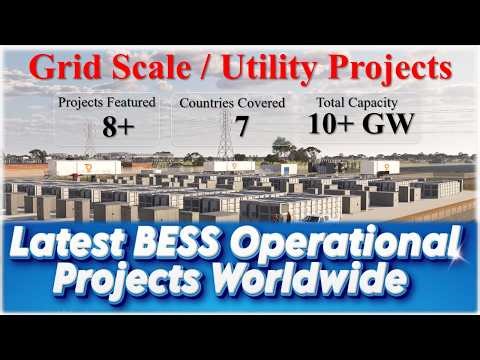 BESS Operational Projects Worldwide | Grid Scale Utility BESS Overview | Europe's Largest BESS