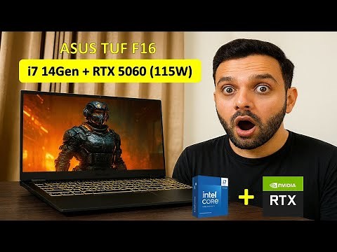 🔥 ASUS TUF F16 RTX 5060 (2025) Full Review – Gaming, Benchmarks, Thermals & Design!