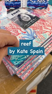 Moda reef layer cakes! 🌊 #modafabrics | KC Framing & Fabrics