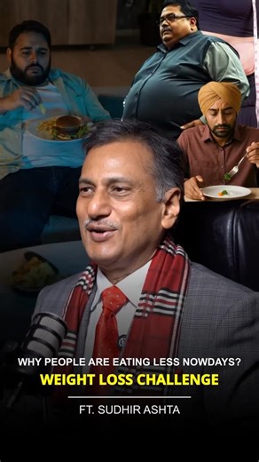 Shashank Singh on Instagram: "Indians are scared of food… yet India is getting fatter 🇮🇳🤯 We panic over rice 🍚, roti 🫓, ghee 🧈 and eating full meals — but casually consume packaged snacks, sugar-loaded drinks 🥤, late-night junk 🍔 and endless screen time 📱. We skip meals to “lose weight” ❌ We follow diet trends without understanding biology ❌ We trust labels more than our body ❌ The truth? Fear-based eating is slowing metabolism and increasing fat storage. Starving yourself isn’t discipl
