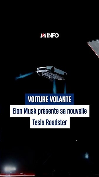 Elon Musk dévoile sa Tesla Roadster qui vole