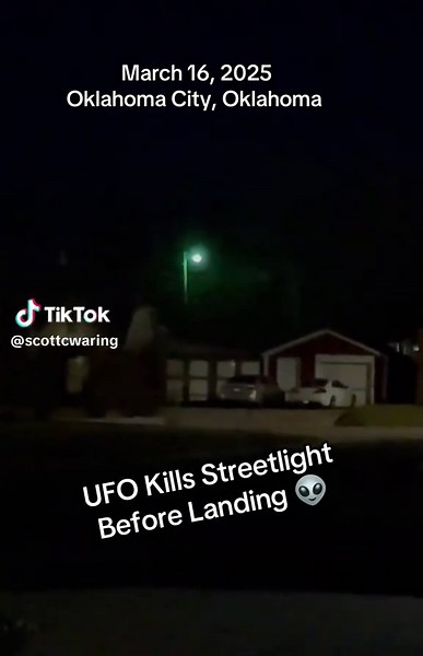 UFO Sighting in Oklahoma City: Bright Light in the Sky