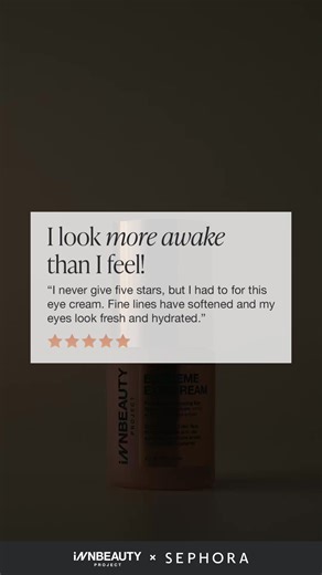 Clinically proven to reduce wrinkles and firm eyelids in just one week. Shop the bestselling Extreme Cream Eye. | INNBeauty Project
