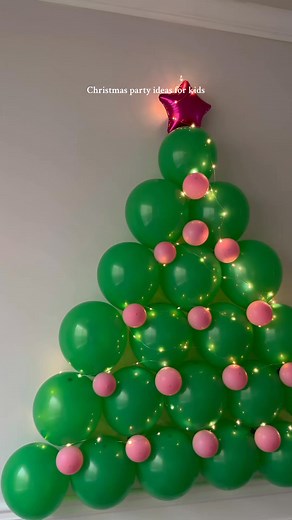 1.5K views · 11 reactions | Balloon Christmas tree  #christmasparty #kidspartyideas #christmascrafts #kidsparty #balloondecorations #diy #christmas #tutorial #crafts | Parisian Chic Home | Facebook