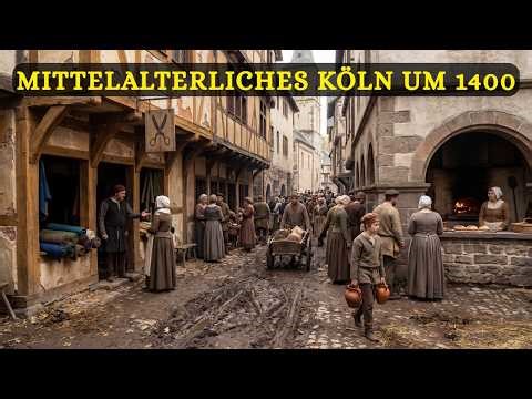 A tour through Cologne around 1400 (AI reconstruction)