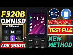 🔥 JIO F320B OMNISD AND HOTSPOT INSTALL | NEW METHOD | ADB ROOT | BY UNICK PROCESS