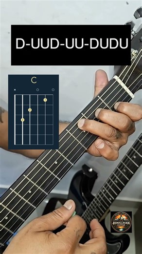 Master the Basics: Easy Guitar Strumming For Beginners | D-UU-D-UU-DUDU On Aminor And Cmajor Chords