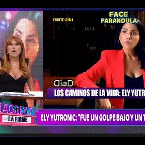 1.8M views · 21K reactions | Magaly Medina responde a Ely Yutronic tras sus declaraciones en el programa Día D: “No estoy aquí para servir de sobona profesional a ninguna persona ni de mi canal ni de otro canal” #MagalyTVLaFirme | Facefarandula | Facebook