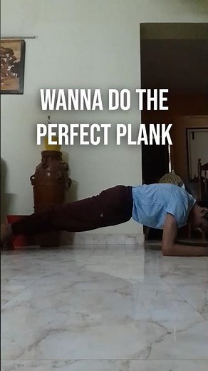 Perfect plank form #plank #fitness #shorts